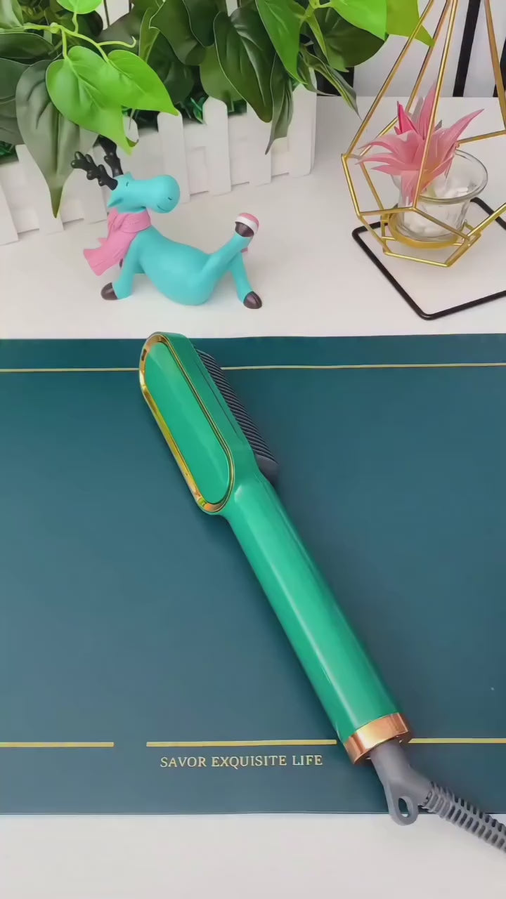 Plancha cepillo alisador 2 en 1