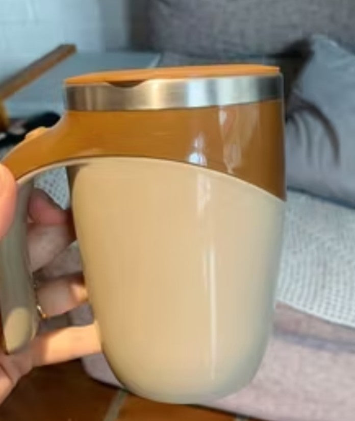 Taza De Cafe Inoxidable Automezclable