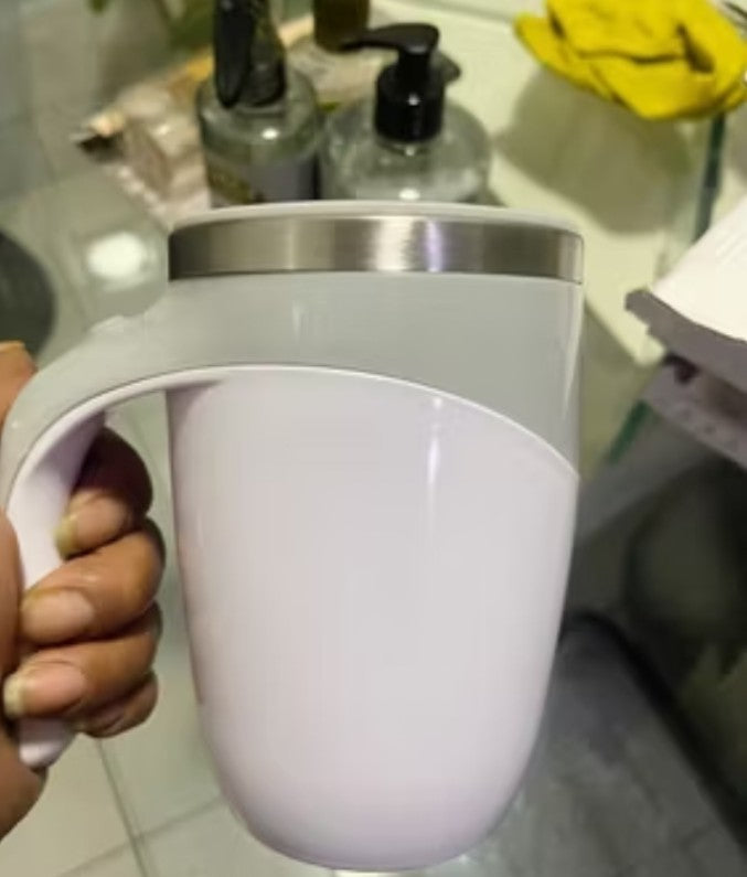 Taza De Cafe Inoxidable Automezclable